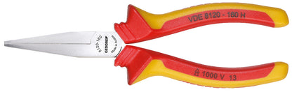 VDE 8120-160 H - Alicate VDE boca plana 160 H