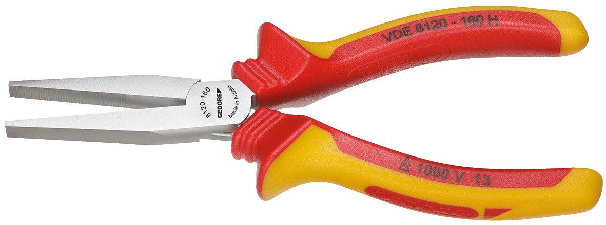 VDE 8120-160 H - Alicate VDE boca plana 160 H