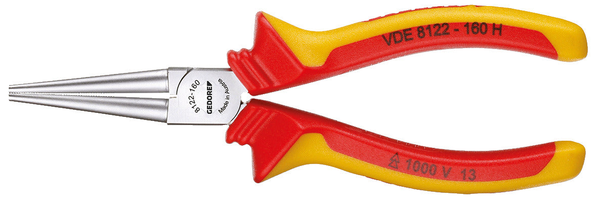 VDE 8122-160 H - Alicate VDE boca rodona 160 H