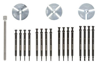 1.92/1 - Joc d'extractor rodaments per a rodaments: 6000-6010, 6200-6205, 6300-6304