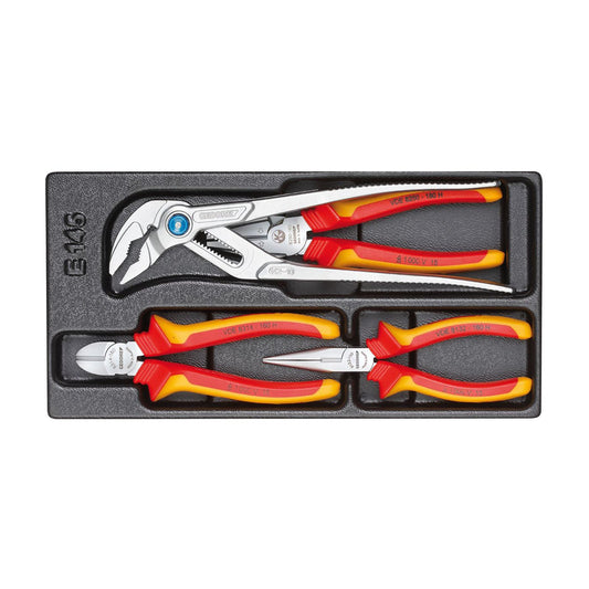 GEDORE 1500 ES-VDE 145 - Assortiment d'alicates VDE (1733079)