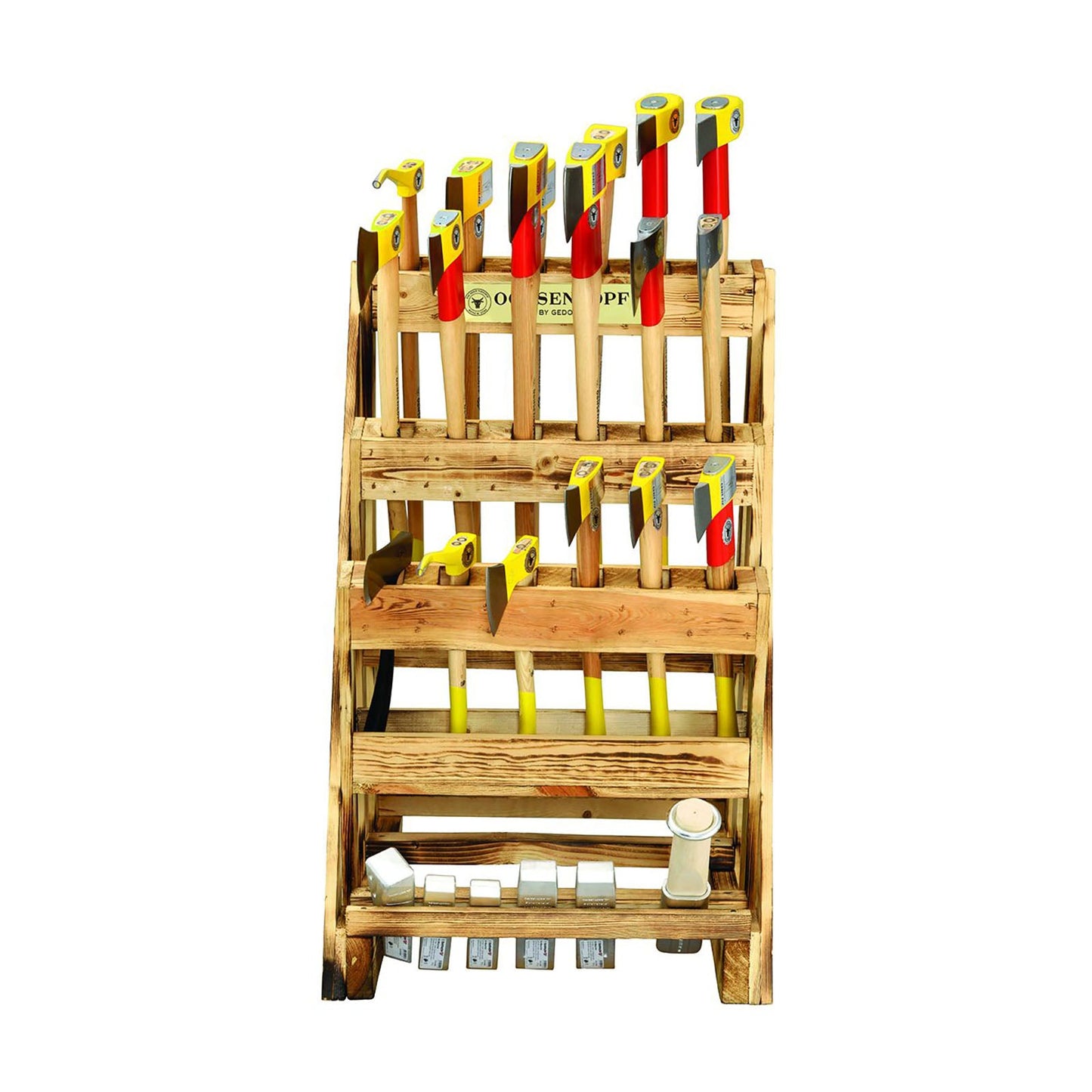 Expositor de hachas ROTBAND-PLUS 24 pzas