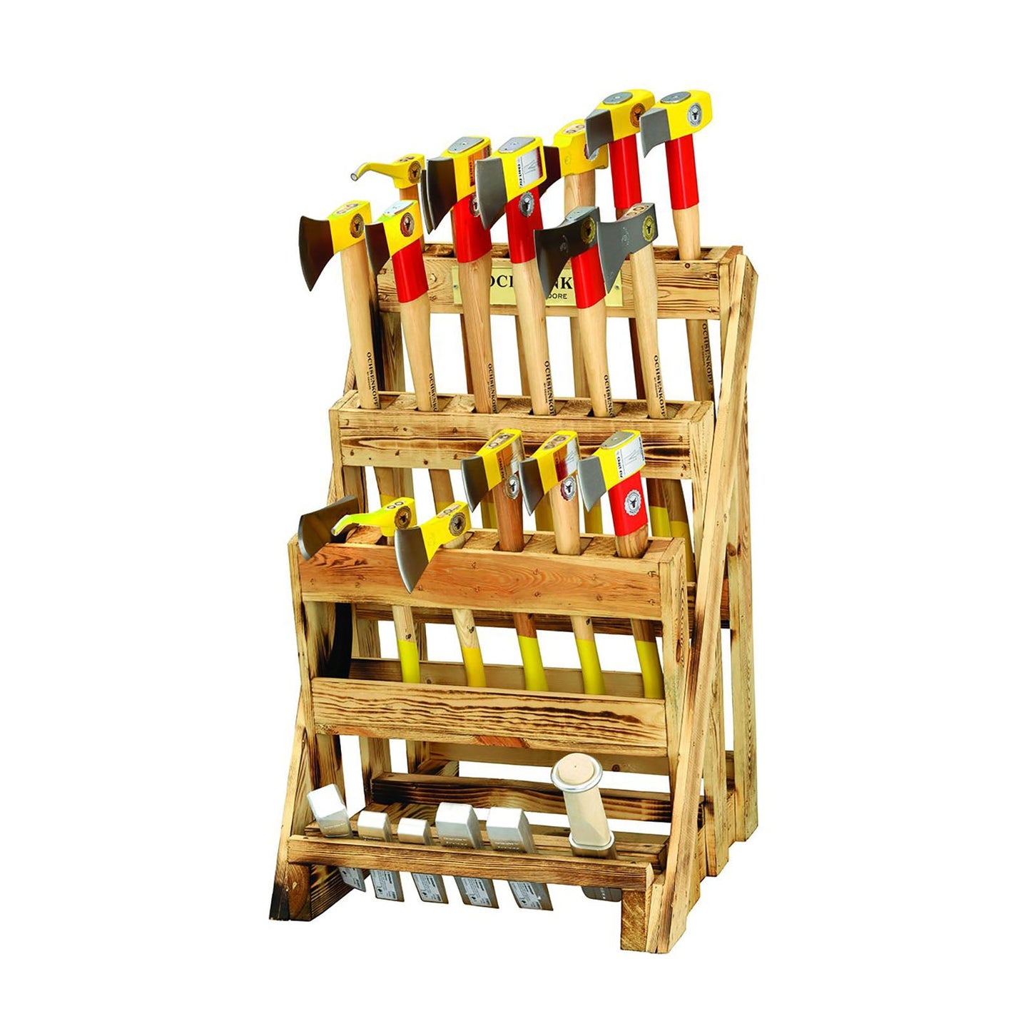 Expositor de hachas ROTBAND-PLUS 24 pzas
