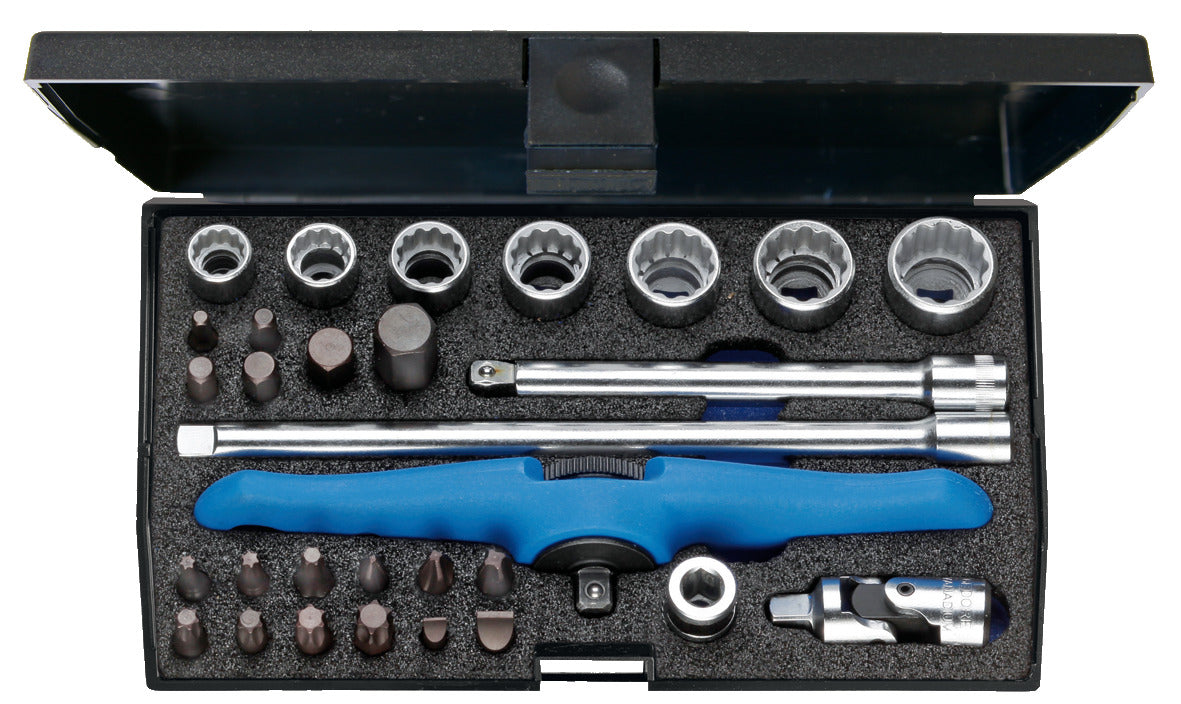 D 20 MOT - Joc de Gots Unit Drive de 1/4" per a motocicletes