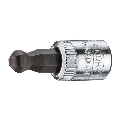 Vasos destornilladores de 1/4", perfil hexagonal INBUS® con punta bola