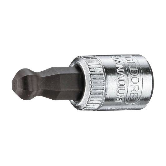 Vasos destornilladores de 1/4", perfil hexagonal INBUS® con punta bola
