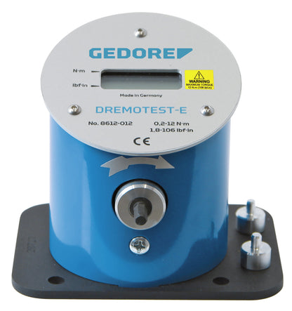 Comprobador digital de par Dremotest E Gedore comprobando el par de una herramienta
