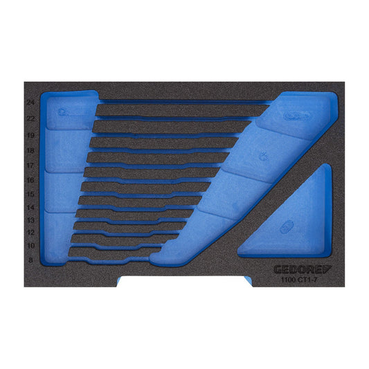GEDORE EI-1100 CT1-7 - Espumón L-BOXX - Llaves
