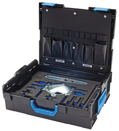 Maleta con juego de extractor de guillotina