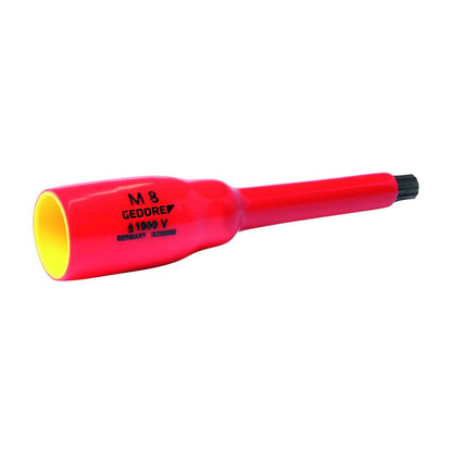 Vasos destornilladores aislados VDE de 3/8" con punta multilateral XZN