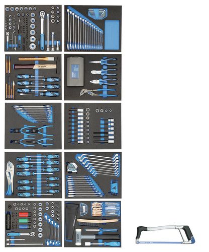 TS-308 - Surtido de 308 herramientas en módulos Check-Tool