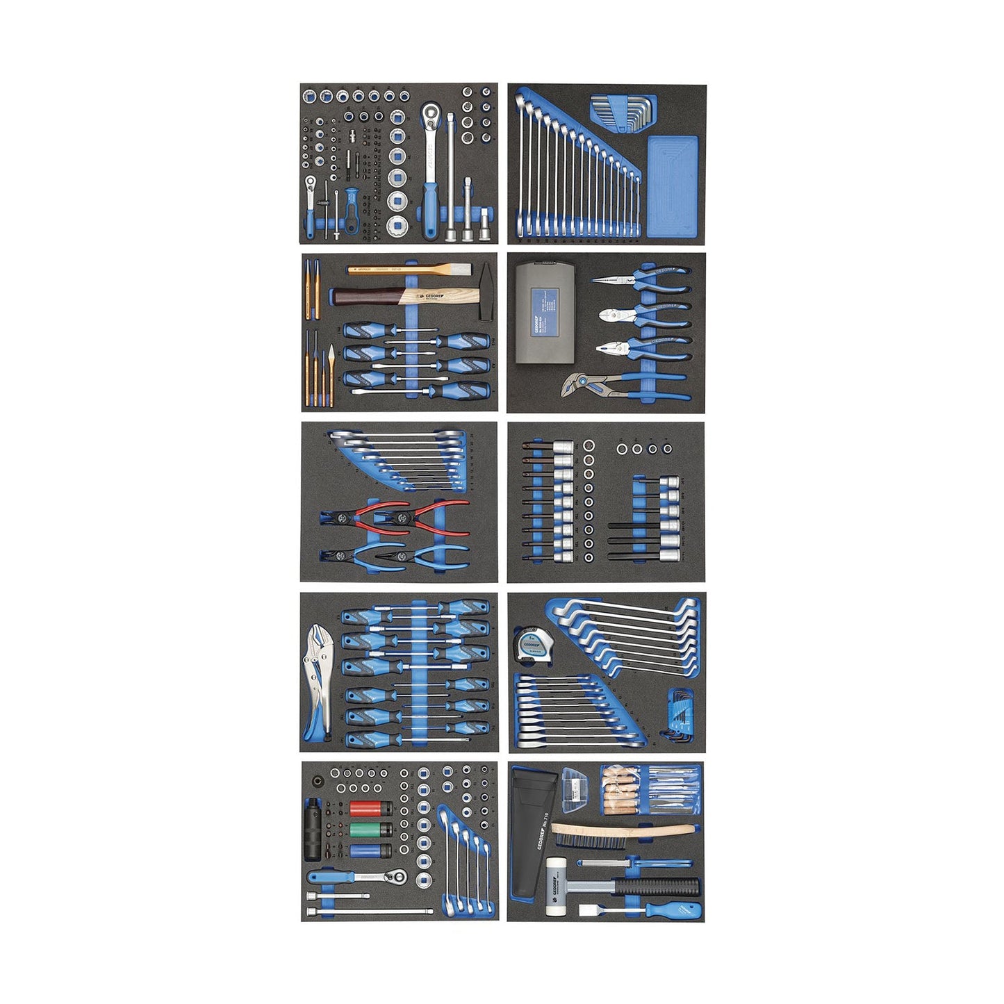 GEDORE 2005-TS-308 - Carro 2005 + Assortiment 308 Htas (2980304)