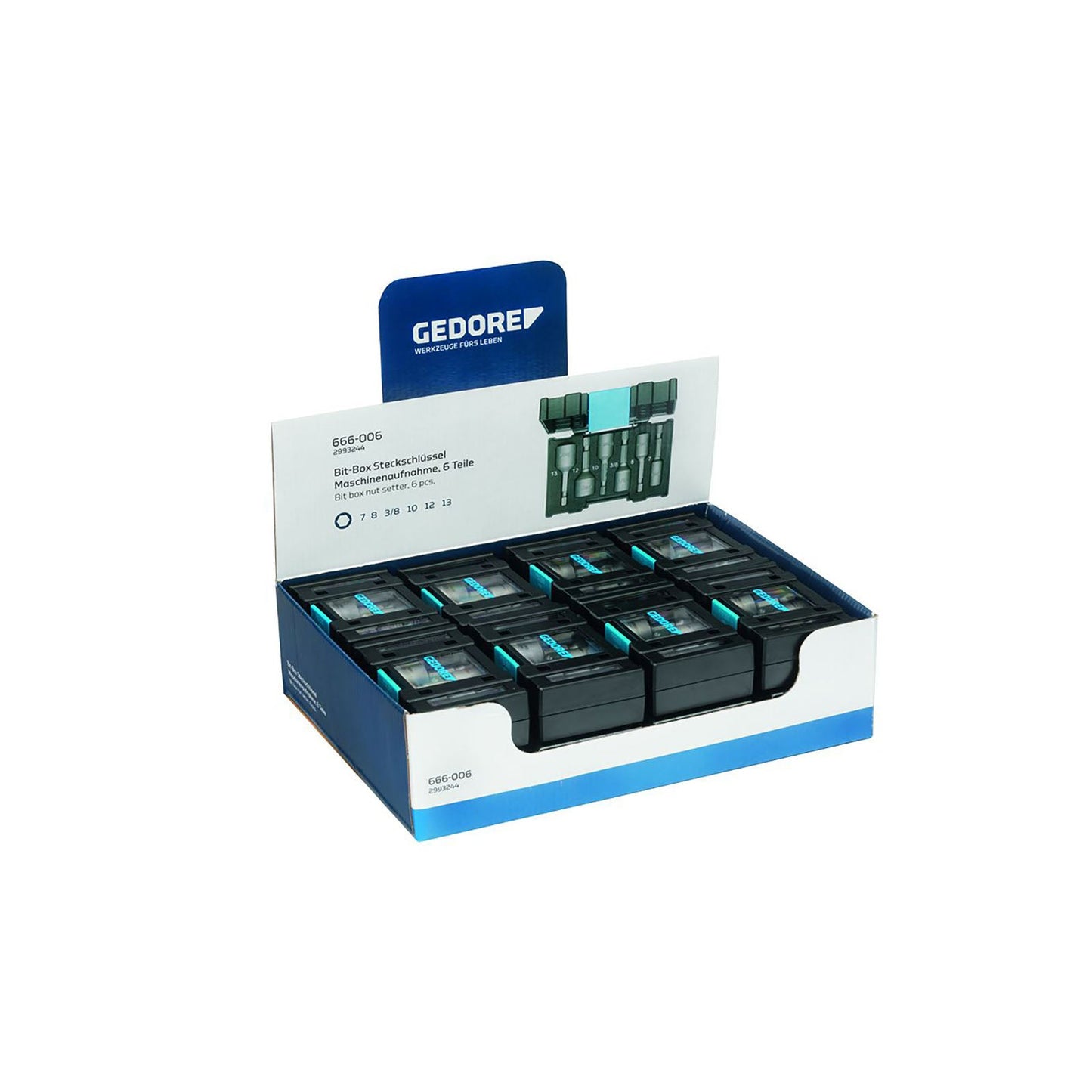 GEDORE VS 666-006 - Display de 16x 666-006