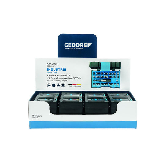 GEDORE VS 666-032-J - Pantalla con 16x Bit-Box Industry