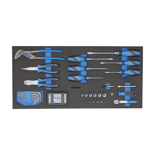 GEDORE 1110 CTB3-02 - Surtido en módulos CT para AN3