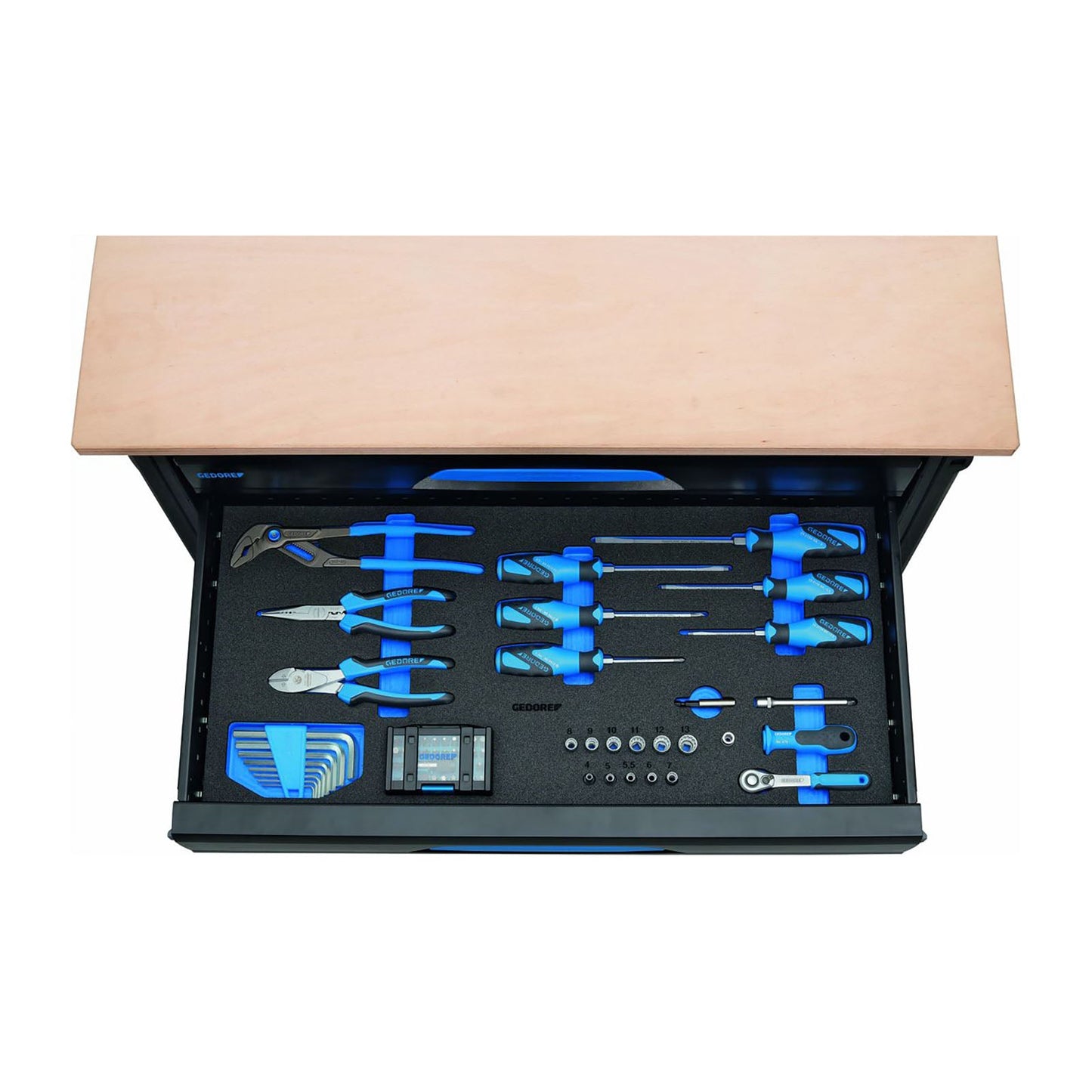 GEDORE 1110 WMW S-03 - WorkMo AN3 con surtido 110 pza (3005194)