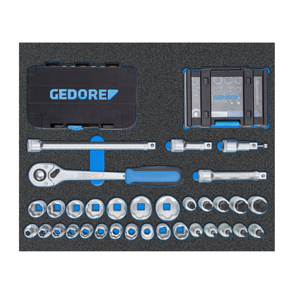 GEDORE WSL-M-TS-172 - Carro amb assortiment de 172 htes (3100197)