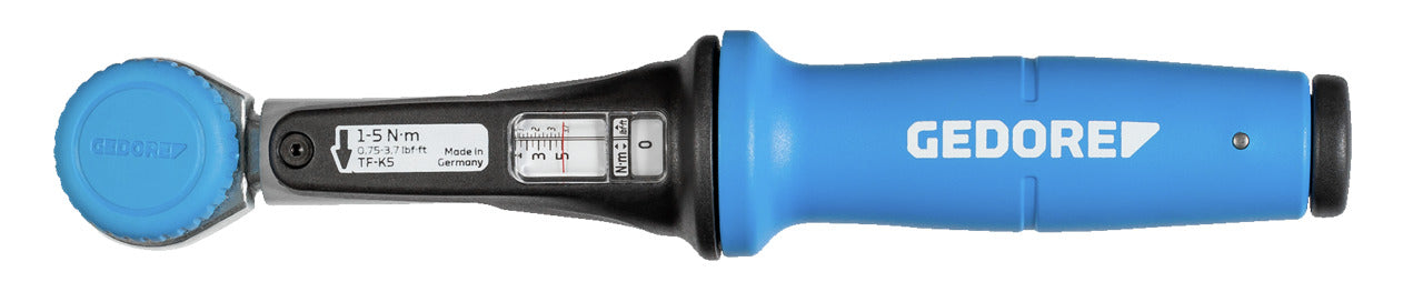 TF-K5 - Dinamomètrica Torcofix K amb quadradet de 1/4" i rang: 1-5 Nm