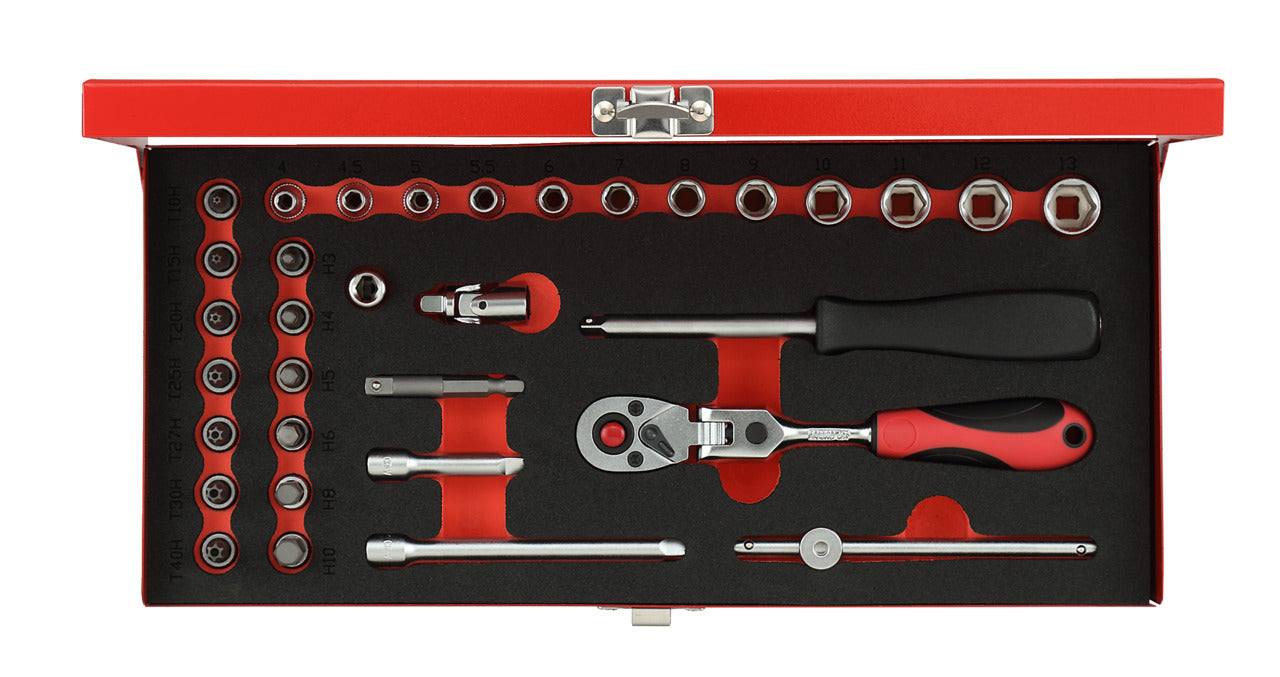 R49044033 - Joc de claus de got 1/4", 4-13 mm, 33 peces