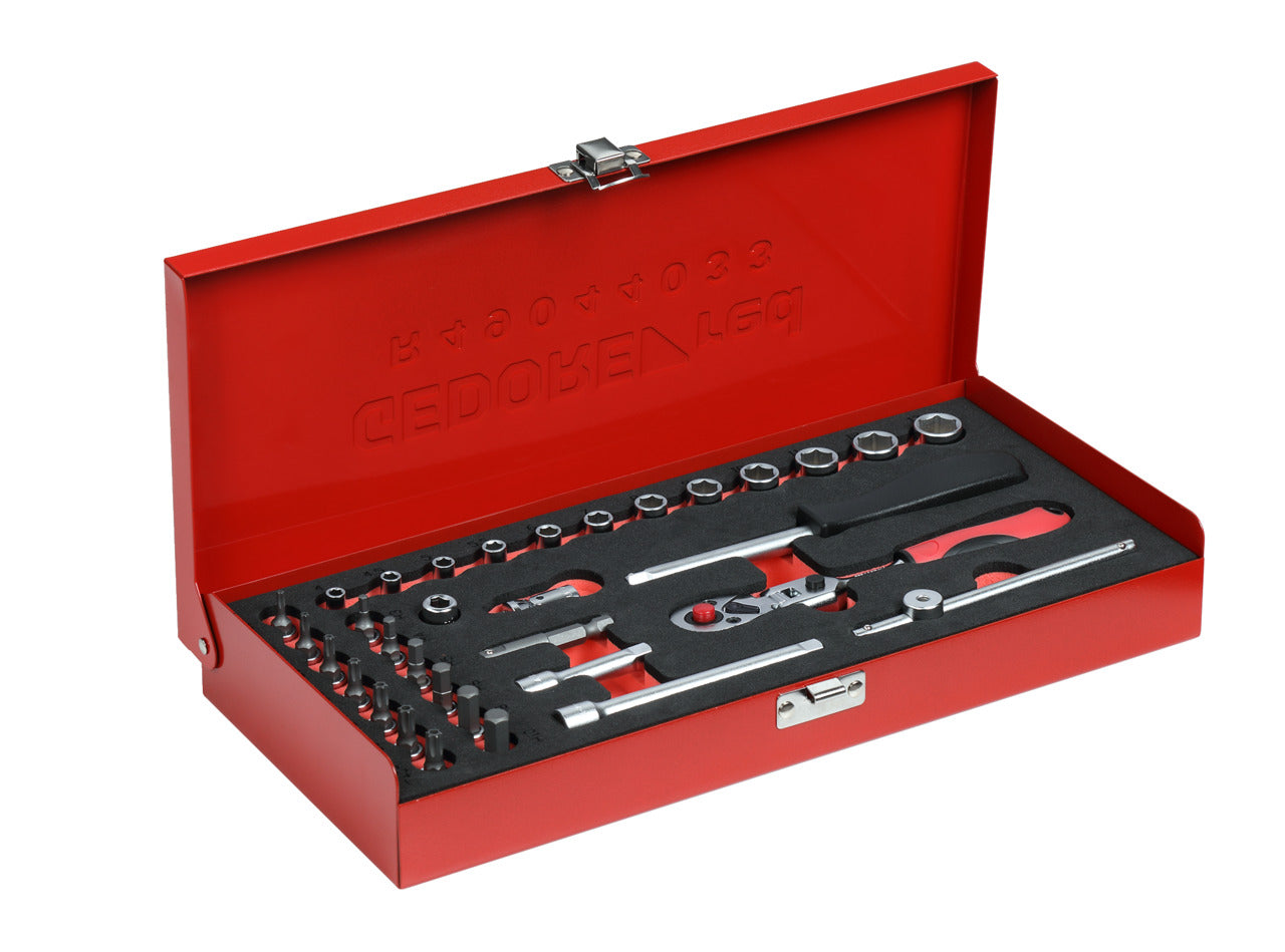 R49044033 - Joc de claus de got 1/4", 4-13 mm, 33 peces