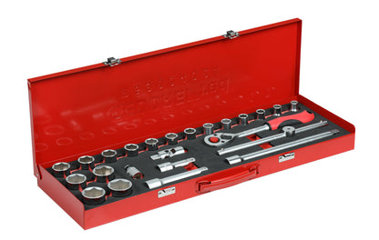 R69004024 - Juego de llaves de vaso 1/2" 10-32 mm, 24 piezas