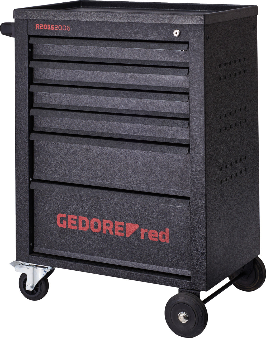 R20152006 - Carro de taller negre MECHANIC, amb 6 calaixos 910x628x418 mm