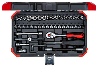 R49003046 - Joc de claus de got 1/4" 4-14 mm, 46 peces