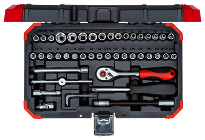 R49003046 - Joc de claus de got 1/4" 4-14 mm, 46 peces