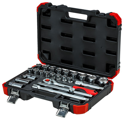 R69003024 - Joc de claus de got 1/2" 10-32 mm, 24 peces
