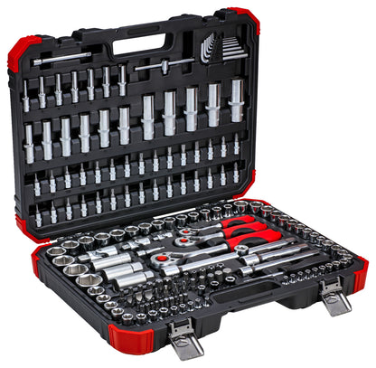 R45603172 - Joc de claus de got 1/4"+3/8"+1/2", 172 peces