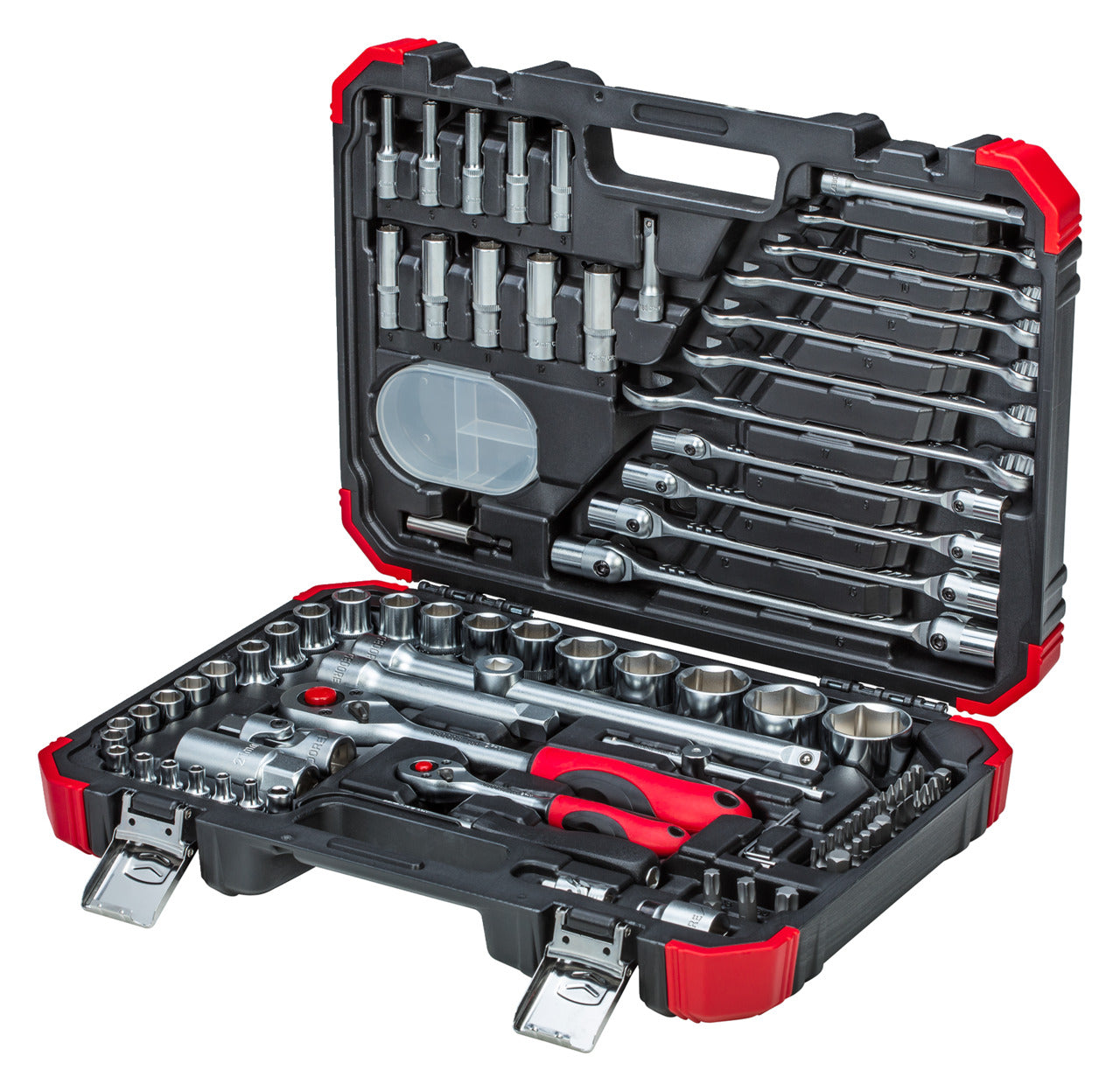 R46003092 - Joc de claus de got 1/4"+1/2", 92 peces