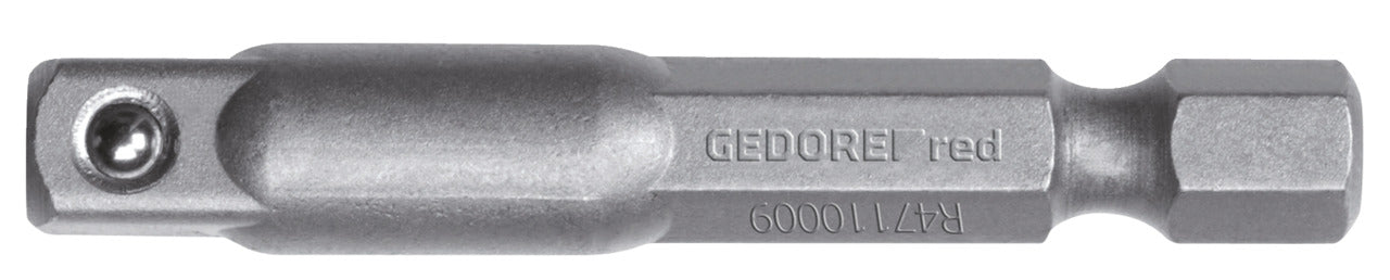 R47110009 - Adaptador d'accionament 1/4" quadrat x 1/4" hexagonal L=50 mm