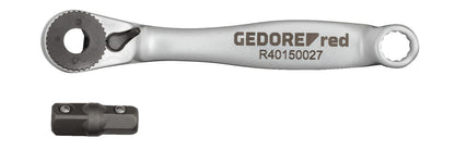 R40150027 - Carraca portapuntes de 2 components 1/4", L=90 mm, angle de retorn 5°