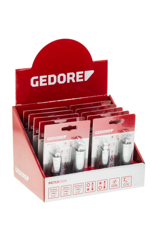 GEDORE red R67139010 - Display de punto de venta con 10 juegos R67131002