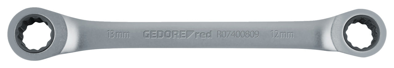 R07401618 - Clau de carraca poligonal doble, recta, 16x18 mm