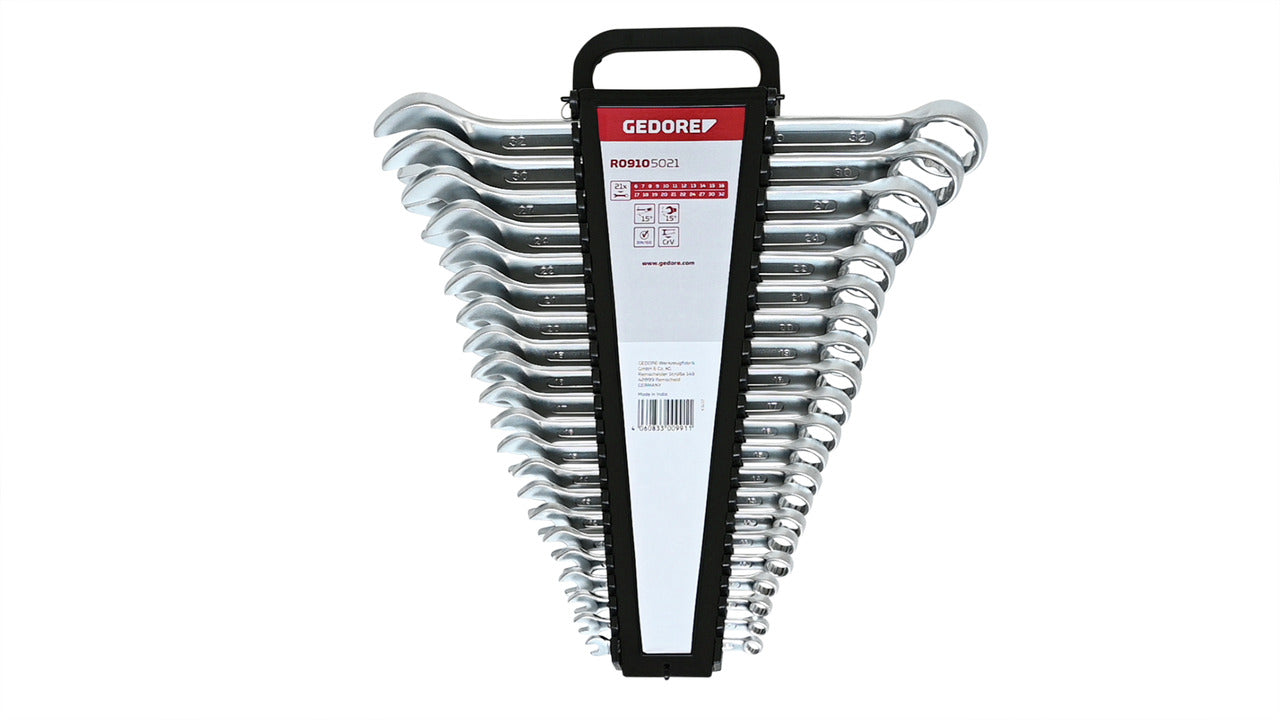 GEDORE red R09105021 - Joc de 21 claus combinades, 6-32 mm
