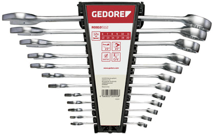GEDORE red R09105112 - Joc de claus combinades, 6-22 mm, 12 peces