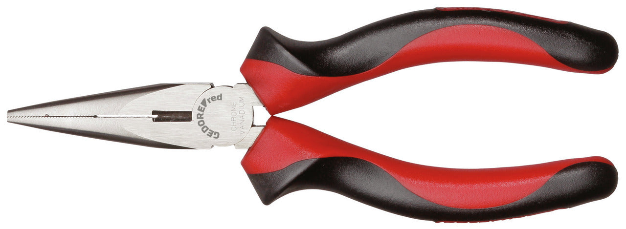 R28502160 - Alicate de boca semirodona, model recte, L=160 mm, mànec de 2 components