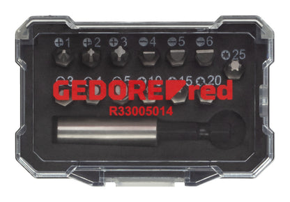 R33005014 - Caixa de puntes de 1/4", 14 peces