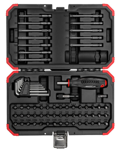 R33003067 - Joc de puntes de 1/4" de 67 peces BMC