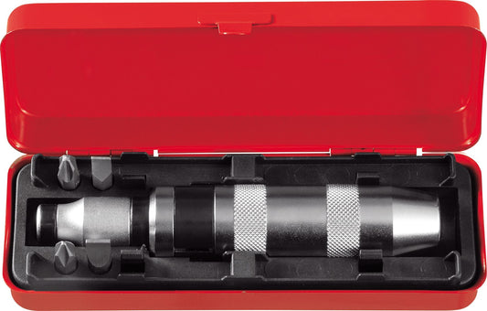 R38004006 - Destorgolpe 1/2" con juego de 4 Puntas, 6 piezas