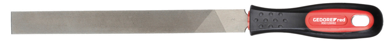 R93120052 - Lima plana, de gra mitjà 2, L=310 mm, mànec de 2 components