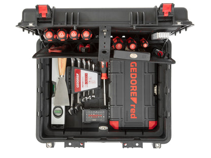GEDORE red R21652101 - Maleta de herramientas MASTER XL con surtido de 101 herramientas