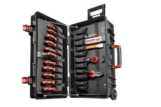 GEDORE red R21902124 - Trolley de herramientas MASTER XXL con surtido de 124 herramientas