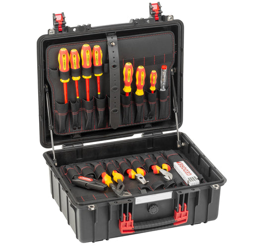 GEDORE red R21652089 - Maleta de herramientas con surtido de 89 herramientas para electricistas