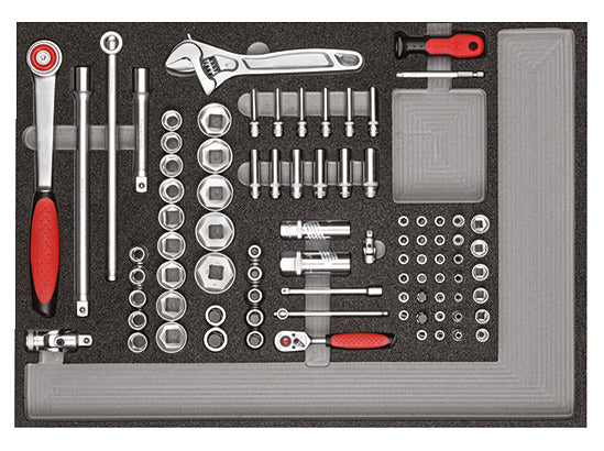 R21560005 - Carro de taller MECHANIC amb assortiment de 129 eines