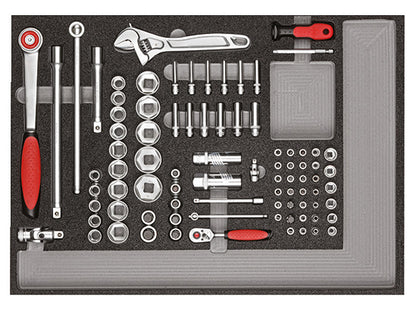 R21560005 - Carro de taller MECHANIC amb assortiment de 129 eines