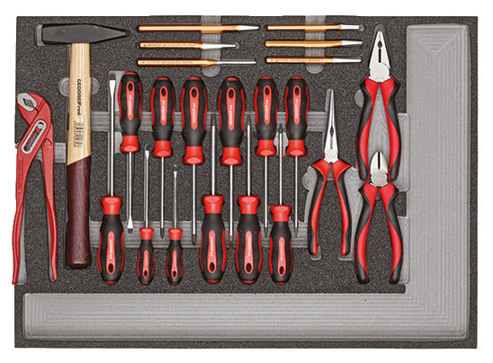 R21560005 - Carro de taller MECHANIC amb assortiment de 129 eines