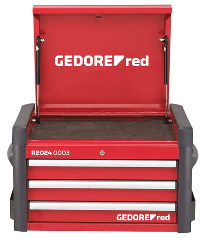 R20240003 - Cofre per a eines MECHANIC, amb 3 calaixos 446x724x470 mm