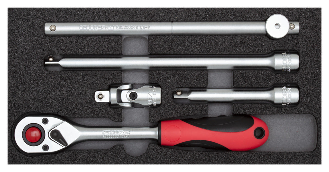 R22150008 - Joc de claus de got 1/2", en mòdul CT 2/6, 5 peces